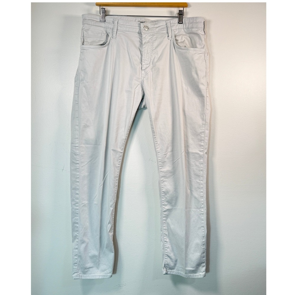Mavi Zach Pants Mens 38x30 Straight Leg Gray Stretch Cotton EUC